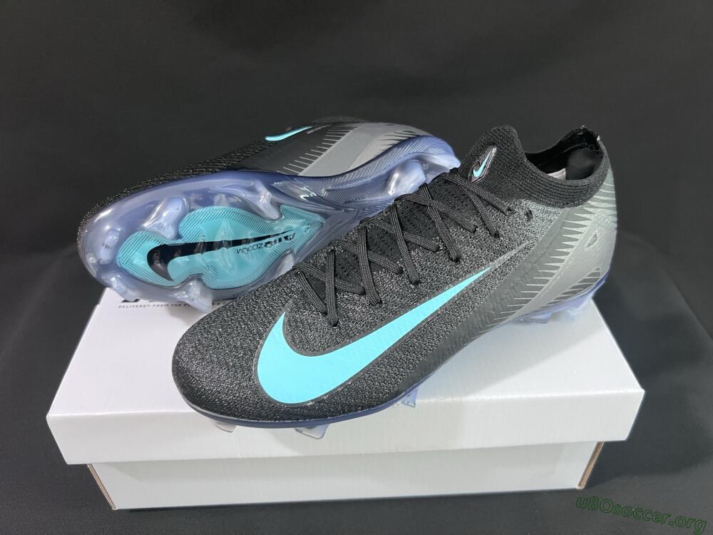 Nike Air Zoom Mercurial Vapor 16 Elite FG Football Boots - Black/Jade