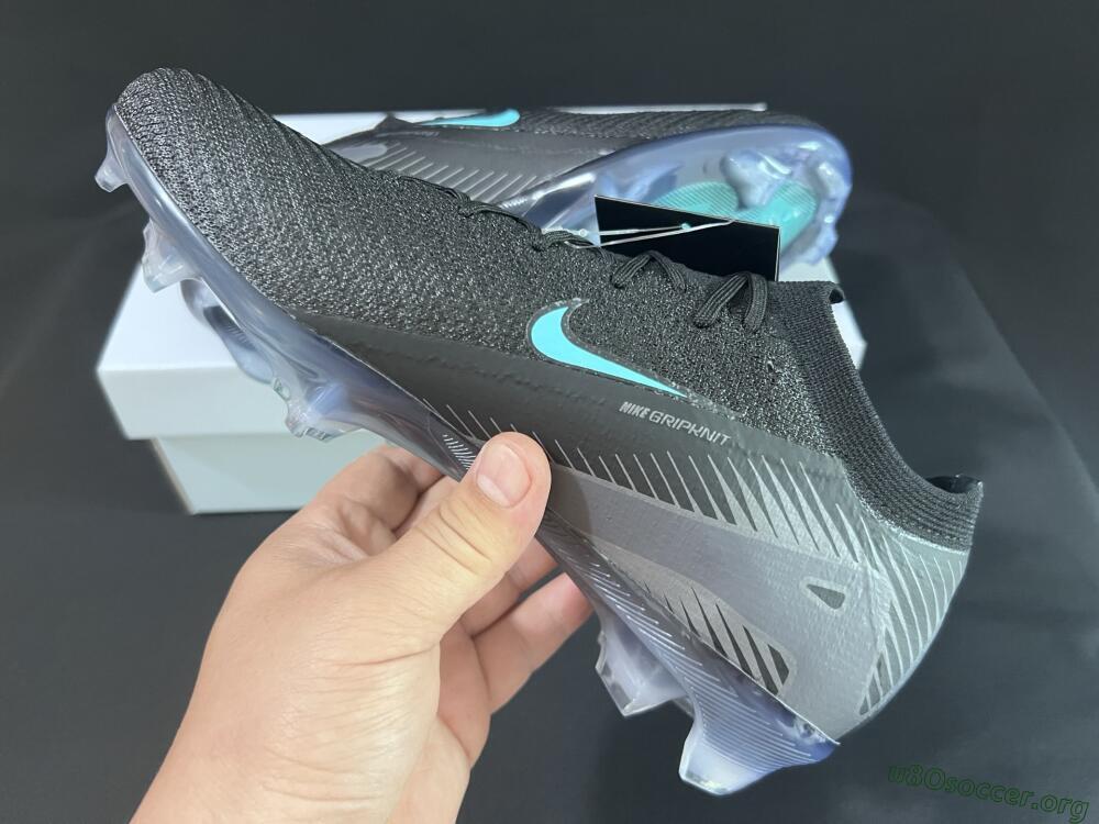 Nike Air Zoom Mercurial Vapor 16 Elite FG Football Boots - Black/Jade