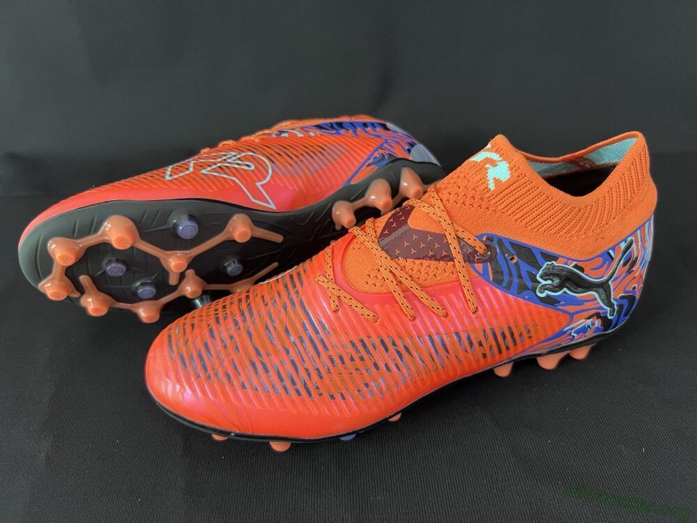 Puma Future 8 Ultimate MG Football Boots - Red/Blue/Black