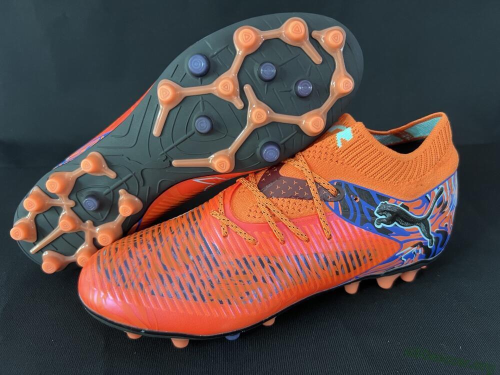 Puma Future 8 Ultimate MG Football Boots - Red/Blue/Black
