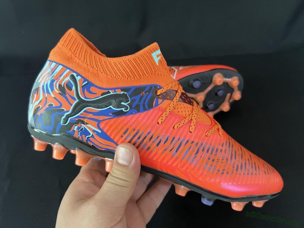 Puma Future 8 Ultimate MG Football Boots - Red/Blue/Black