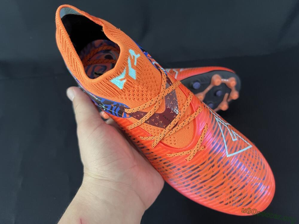 Puma Future 8 Ultimate MG Football Boots - Red/Blue/Black