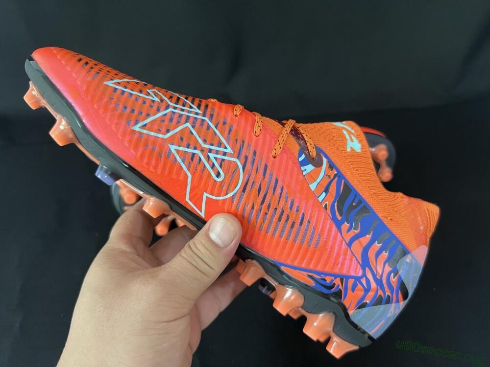 Puma Future 8 Ultimate MG Football Boots - Red/Blue/Black