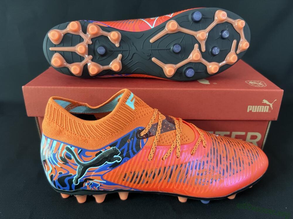 Puma Future 8 Ultimate MG Football Boots - Red/Blue/Black