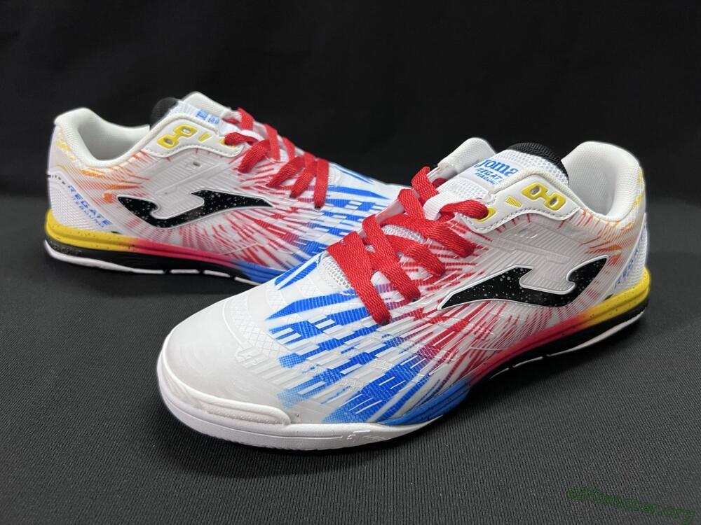 Joma Top Flex IC Football Shoes - Beige/Red/Yellow