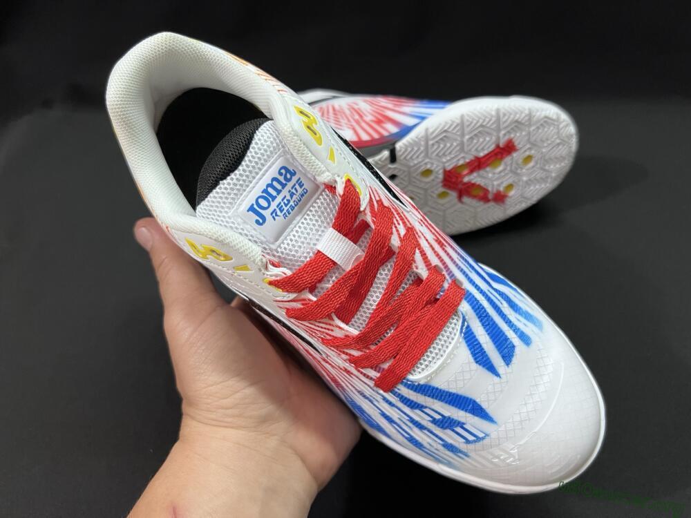 Joma Top Flex IC Football Shoes - Beige/Red/Yellow