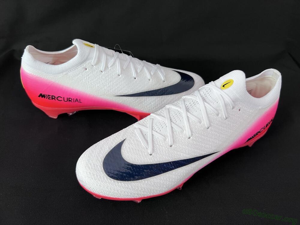 Nike Air Zoom Mercurial Vapor 16 Elite FG Football Boots - White/Pink/Red