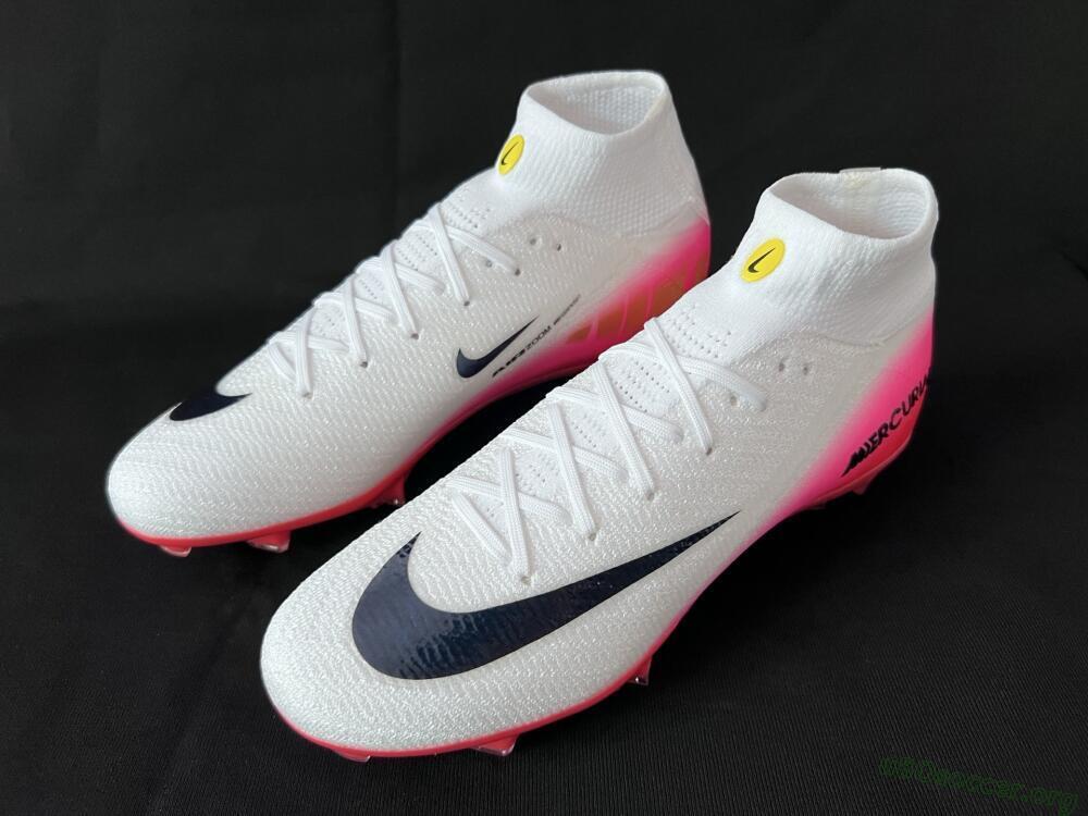 Nike Air Zoom Mercurial Superfly 10 Elite FG Football Boots - White/Black/Pink