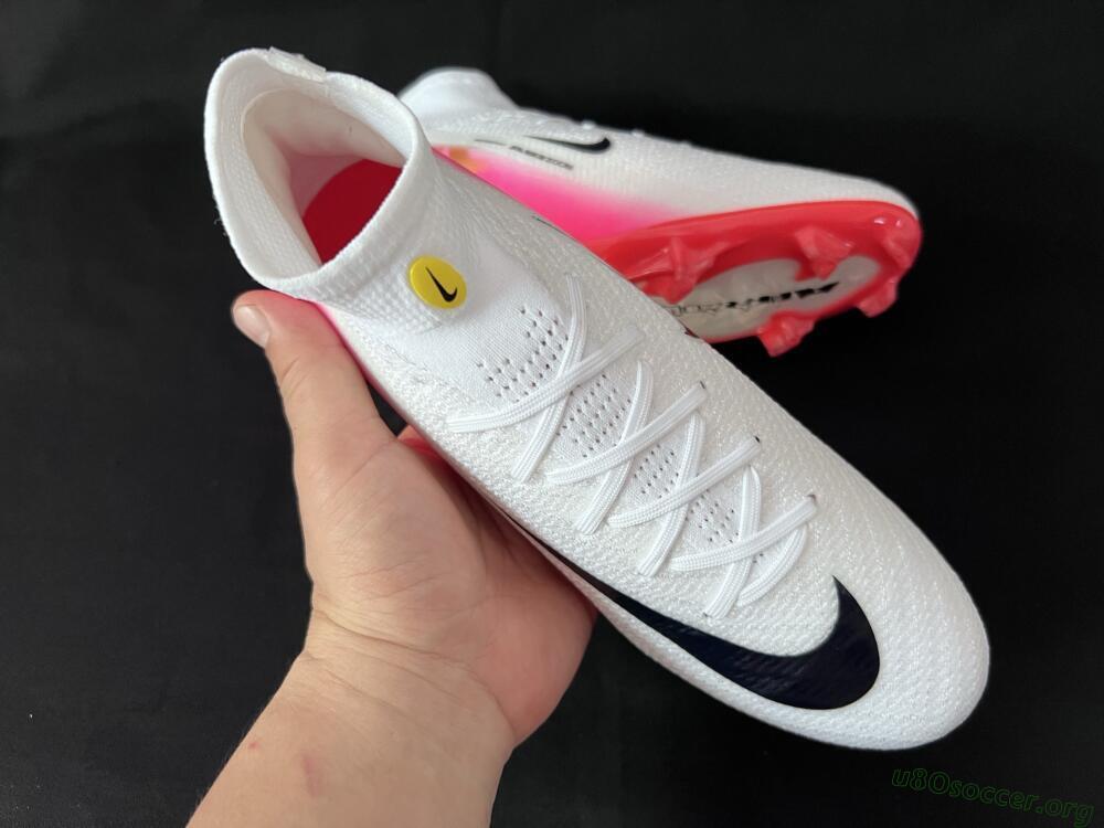 Nike Air Zoom Mercurial Superfly 10 Elite FG Football Boots - White/Black/Pink