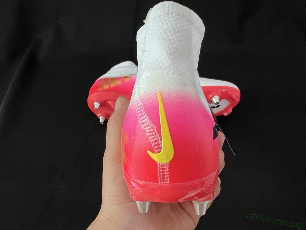 Nike Air Zoom Mercurial Superfly 10 Elite SG Football Boots - White/Black/Red