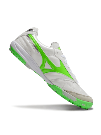 Mizuno Morelia Neo 4 TF Football Shoes - White/Yellow/Grey