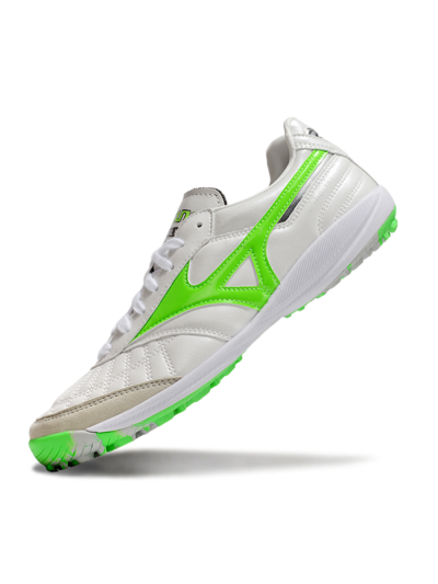 Mizuno Morelia Neo 4 TF Football Shoes - White/Yellow/Grey