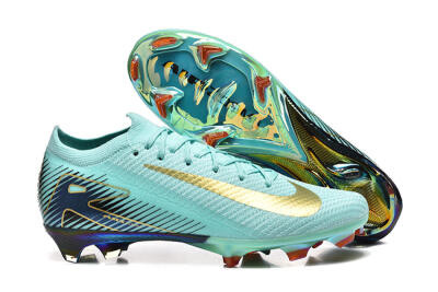 Nike Air Zoom Mercurial Vapor 16 Elite FG Football Boots - Jade/Gold/Black