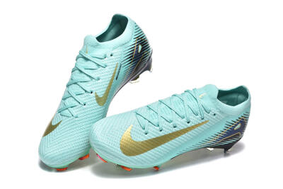 Nike Air Zoom Mercurial Vapor 16 Elite FG Football Boots - Jade/Gold/Black
