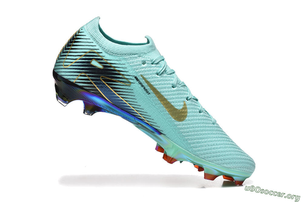 Nike Air Zoom Mercurial Vapor 16 Elite FG Football Boots - Jade/Gold/Black 7