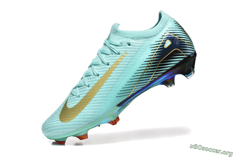 Nike Air Zoom Mercurial Vapor 16 Elite FG Football Boots - Jade/Gold/Black 8