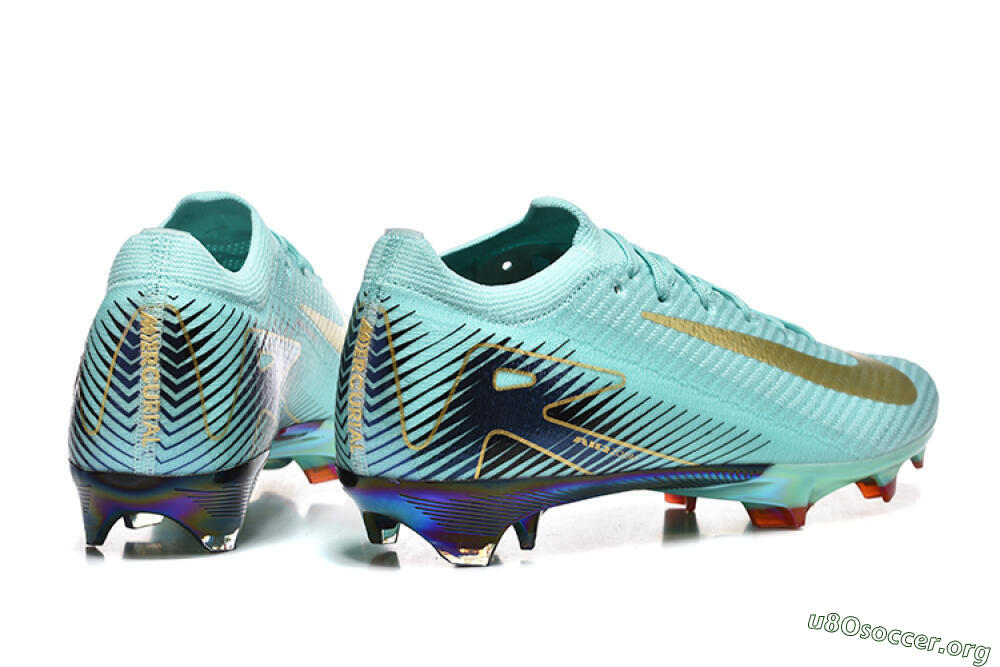 Nike Air Zoom Mercurial Vapor 16 Elite FG Football Boots - Jade/Gold/Black 9