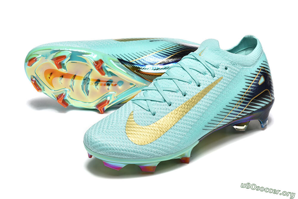 Nike Air Zoom Mercurial Vapor 16 Elite FG Football Boots - Jade/Gold/Black 0