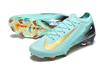Nike Air Zoom Mercurial Vapor 16 Elite FG Football Boots - Jade/Gold/Black