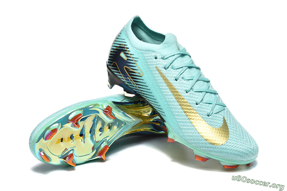 Nike Air Zoom Mercurial Vapor 16 Elite FG Football Boots - Jade/Gold/Black 4