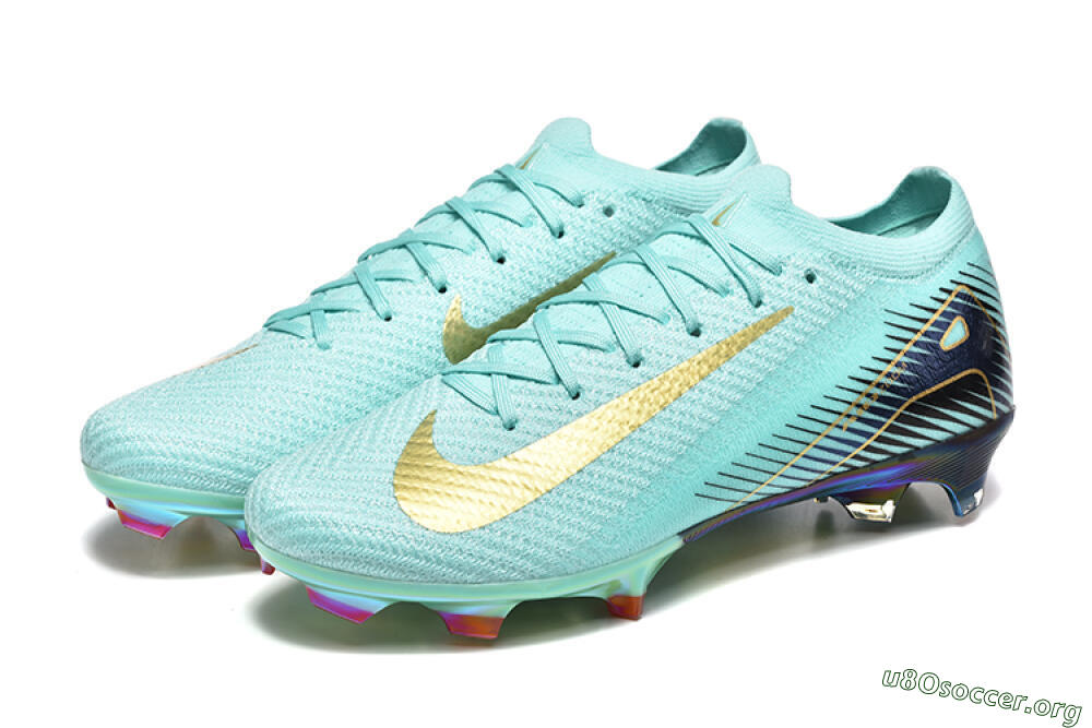 Nike Air Zoom Mercurial Vapor 16 Elite FG Football Boots - Jade/Gold/Black 5