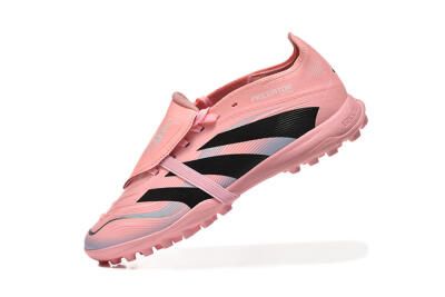 Adidas Predator 25 Elite Foldover Tongue TF Football Shoes - Pink/Black/Silver