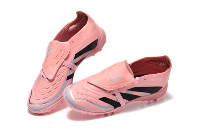 Adidas Predator 25 Elite Foldover Tongue TF Football Shoes - Pink/Black/Silver