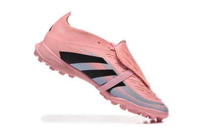 Adidas Predator 25 Elite Foldover Tongue TF Football Shoes - Pink/Black/Silver