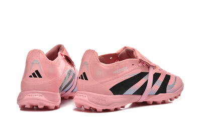 Adidas Predator 25 Elite Foldover Tongue TF Football Shoes - Pink/Black/Silver