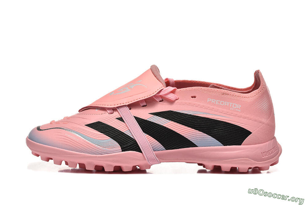 Adidas Predator 25 Elite Foldover Tongue TF Football Shoes - Pink/Black/Silver 3