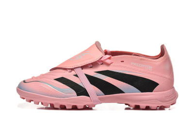 Adidas Predator 25 Elite Foldover Tongue TF Football Shoes - Pink/Black/Silver