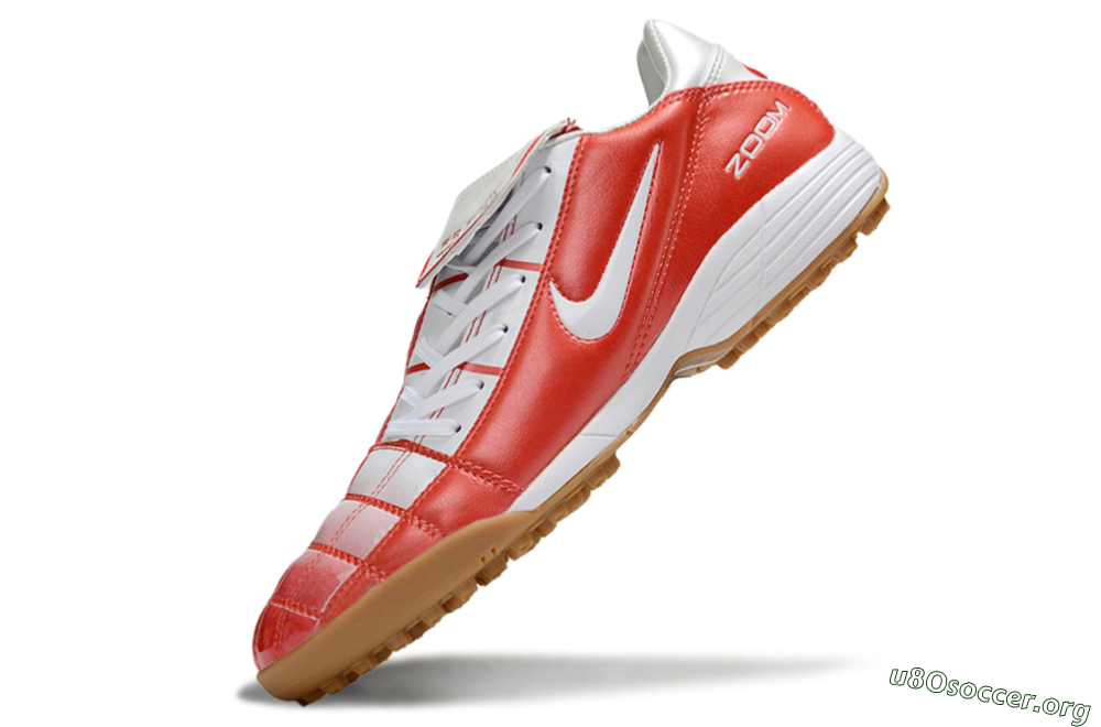 Nike Air Zoom Total 90 III TF Football Shoes - Red/White/Brown 5