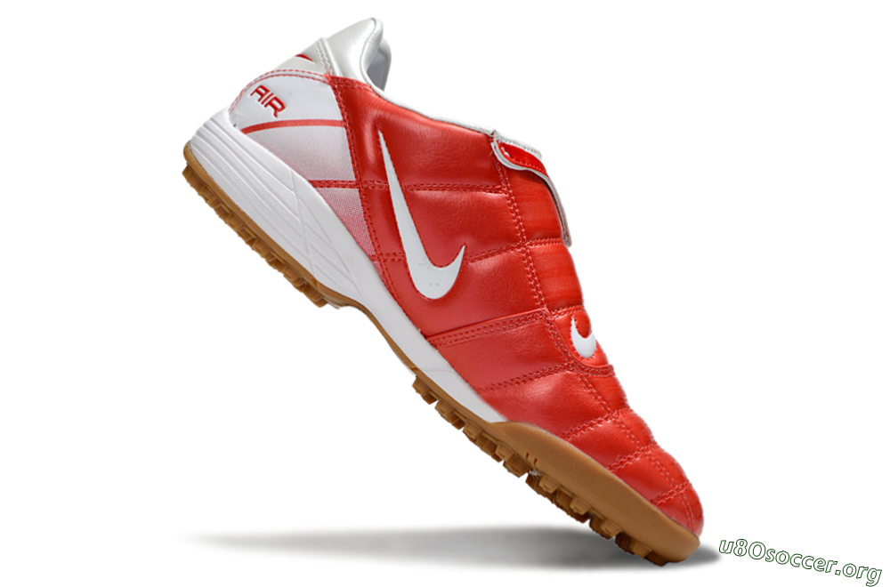 Nike Air Zoom Total 90 III TF Football Shoes - Red/White/Brown 4