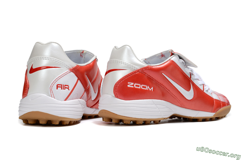 Nike Air Zoom Total 90 III TF Football Shoes - Red/White/Brown 6