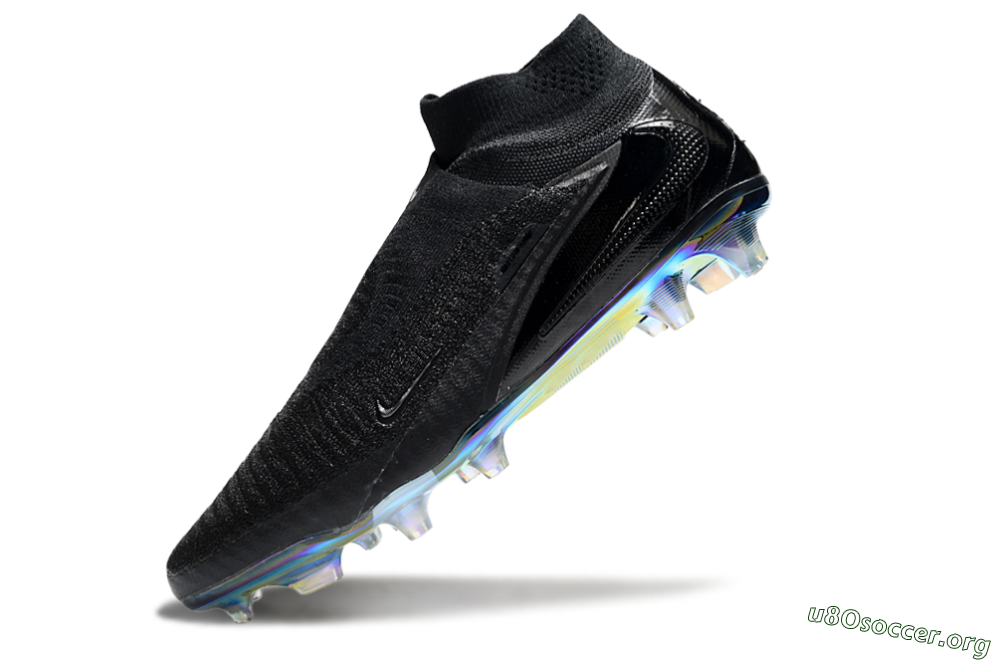 Nike Phantom 6 Elite High FG Football Boots - Black/Gold 5