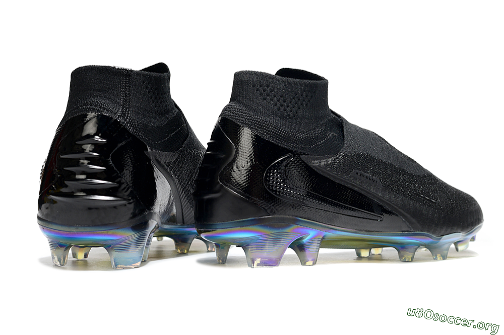 Nike Phantom 6 Elite High FG Football Boots - Black/Gold 6