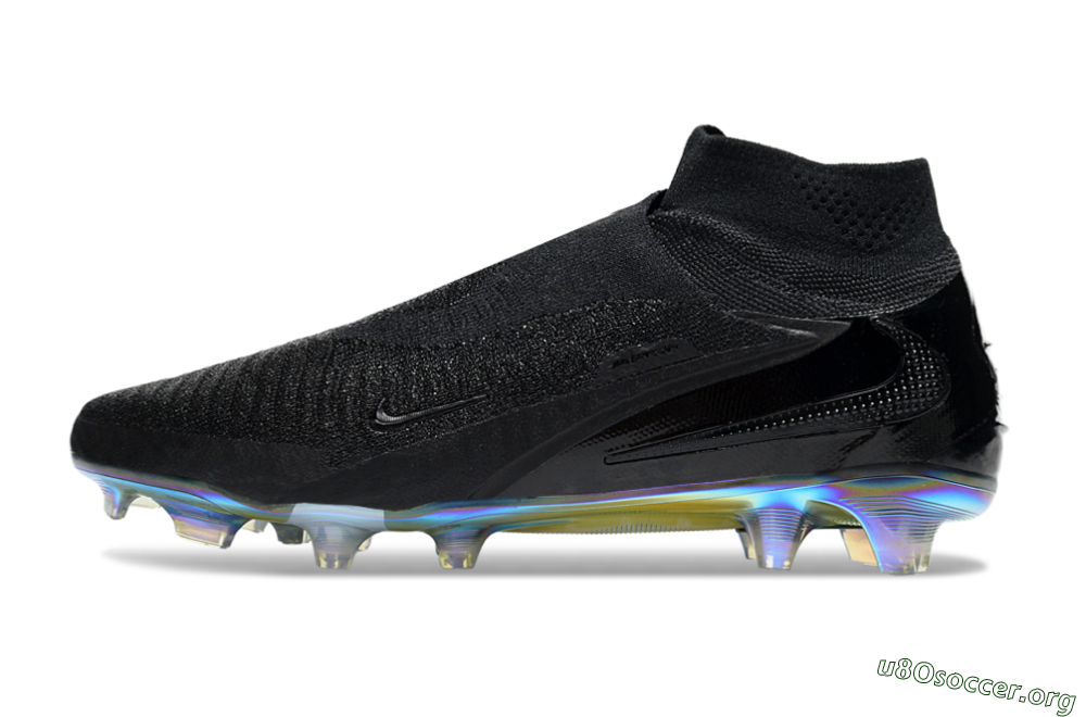 Nike Phantom 6 Elite High FG Football Boots - Black/Gold 3