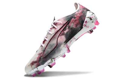 Puma Ultra 5 Ultimate FG Football Boots - White/Black/Pink