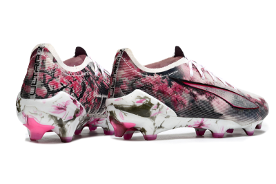 Puma Ultra 5 Ultimate FG Football Boots - White/Black/Pink