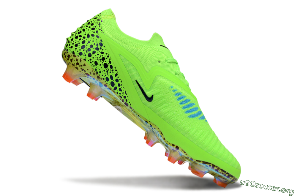 Nike Phantom 6 Elite FG Football Boots - Yellow/Black/Leopard 4