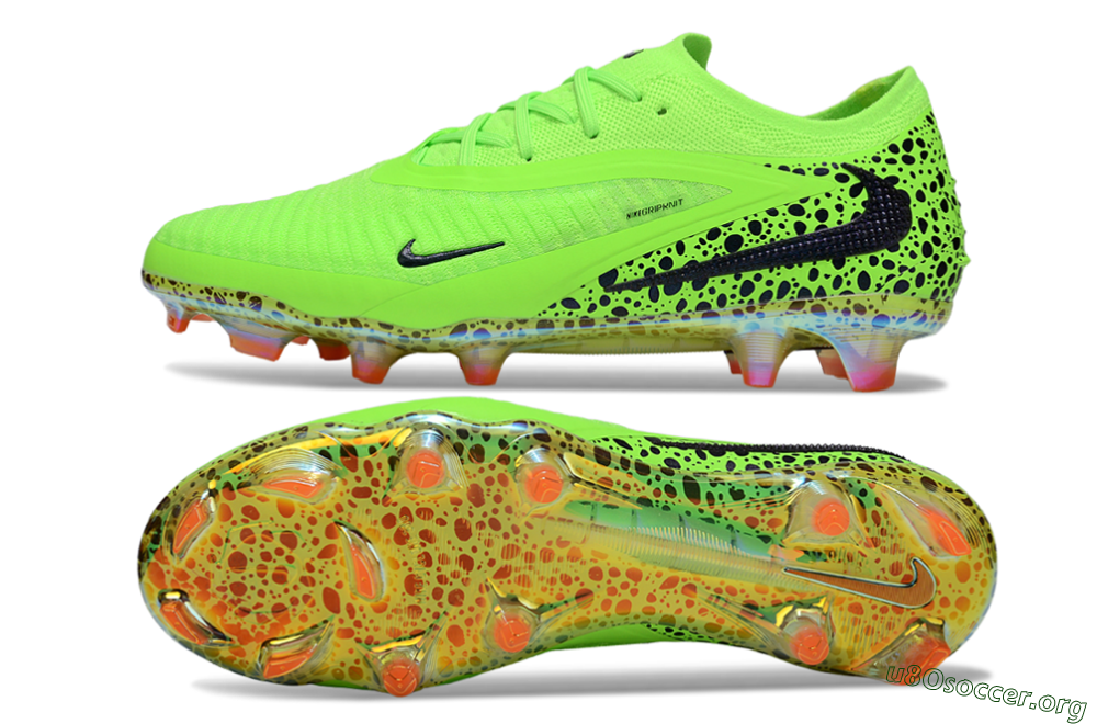 Nike Phantom 6 Elite FG Football Boots - Yellow/Black/Leopard 1
