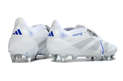 Adidas Predator 25 Elite Foldover Tongue SG Football Boots - Beige/White/Blue