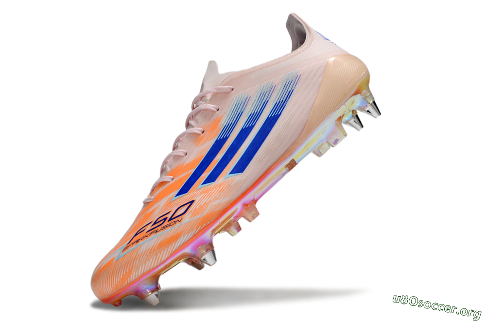 Adidas F50 Elite SG Football Boots - Pink/Orange/Blue 5