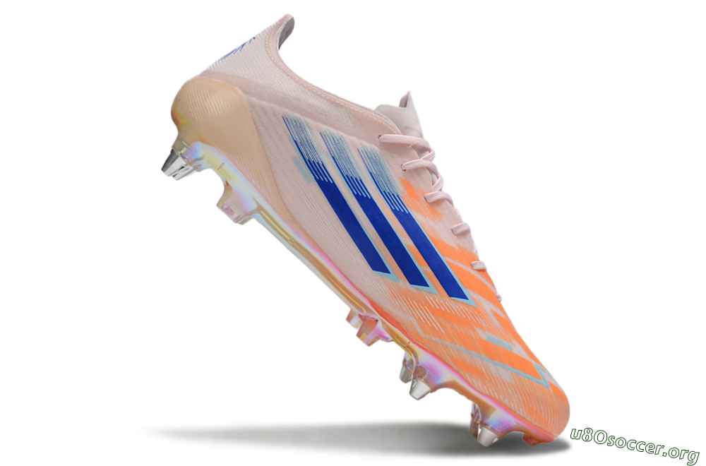 Adidas F50 Elite SG Football Boots - Pink/Orange/Blue 4