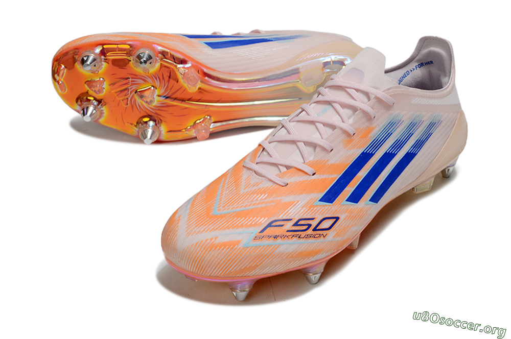 Adidas F50 Elite SG Football Boots - Pink/Orange/Blue 0