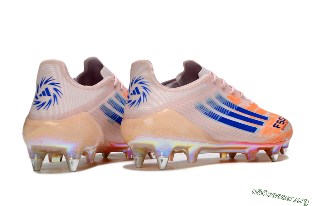 Adidas F50 Elite SG Football Boots - Pink/Orange/Blue 6