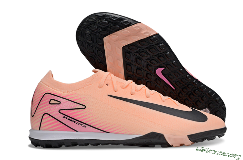 Nike Air Zoom Mercurial Vapor 16 Elite TF Football Shoes - Pink/Black 2