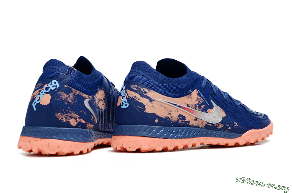 Nike Phantom GX 2 Elite TF Football Shoes - Blue/Pink/White 6