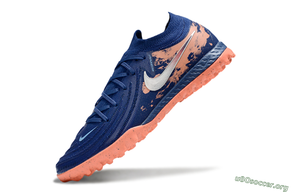 Nike Phantom GX 2 Elite TF Football Shoes - Blue/Pink/White 5