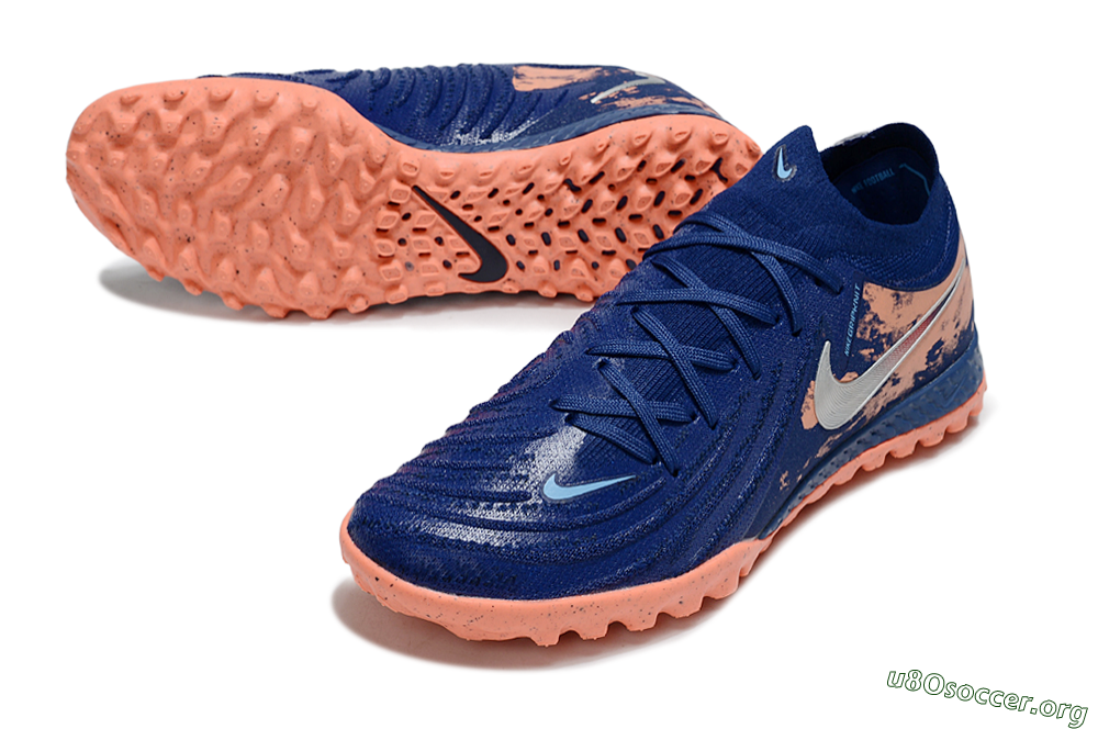 Nike Phantom GX 2 Elite TF Football Shoes - Blue/Pink/White 0